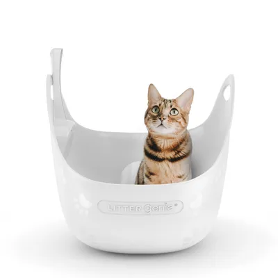 Bac à litière LitterLocker® LitterBox pour chat - weiß