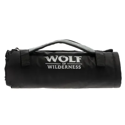Wolf of Wilderness schwarze Tragetasche mit Griff, geeignet für Transport oder Aufbewahrung.