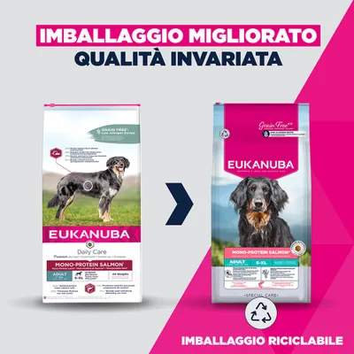 Eukanuba Special Care Mono-Protein Adult con Salmone - 2,3 kg 