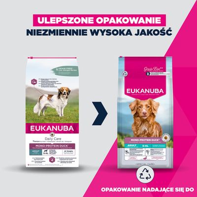Eukanuba Special Care Mono-Protein Adult, kaczka