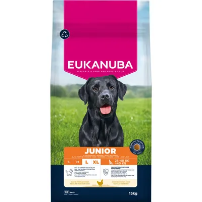 Eukanuba Premium Nutrition Junior Large & Giant Breed Chicken - dog dry food - Economy Pack: 2 x 15kg