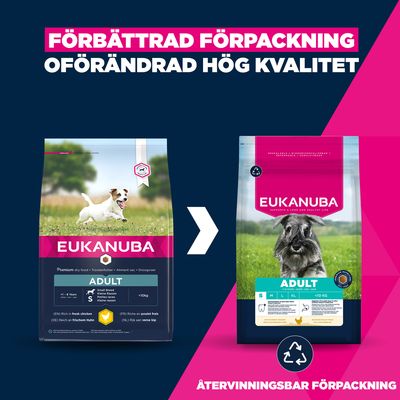 Eukanuba Premium Nutrition Adult Small Breed Chicken - Ekonomipack: 2 x 3 kg