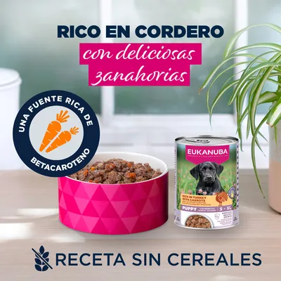 Eukanuba Puppy Rico en pavo con zanahoria Eukanuba Puppy Rico en pavo con zanahoria
