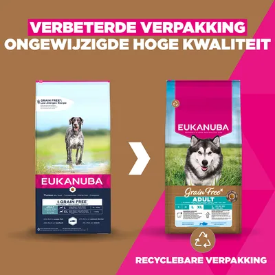Eukanuba Grain Free Adult Large & Giant Breed Zeevis - 12 kg