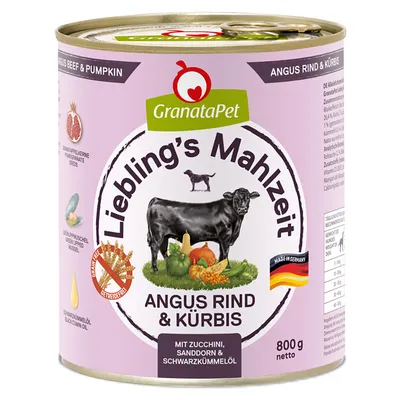 Økonomipakke GranataPet Liebling's Måltid  12 x 800 g
