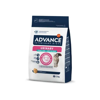 Advance Veterinary Diets Cat Urinary Sterilized Low Calorie - 7,5 kg