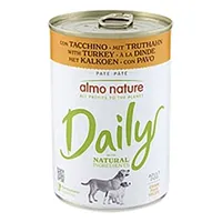 Almo Nature Daily Dog 48 x 400 g Alimento umido per cane - Tacchino