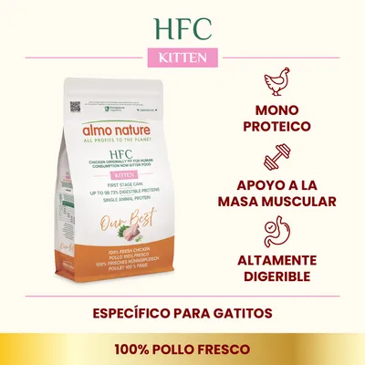 Almo Nature HFC Kitten pollo - 1,2 kg