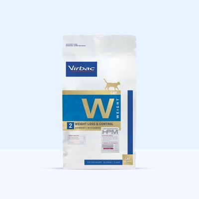 Virbac Veterinary HPM Cat Weight Loss and Control W2 - 2 x 7 kg 
