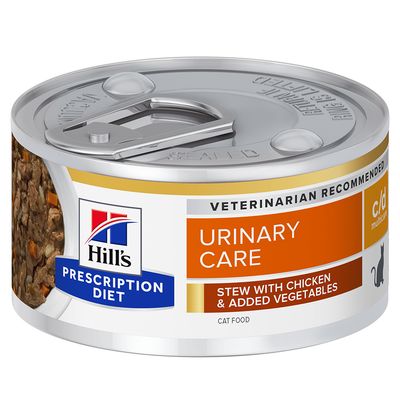 Hill´s Prescription Diet c/d Multicare Urinary Care csirke & zöldség macskatáp 12 x 82 g