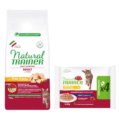 Natural Trainer Adult - 4 x 85 g con Pollo