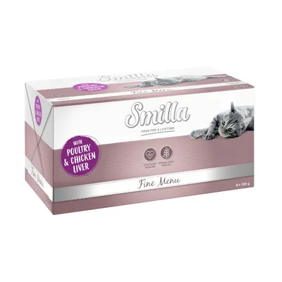 Smilla Fine Menu 24 x 100 g - Perad i pileća jetra
