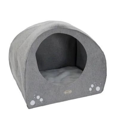 Hondenhol Iglo uit Vilt - S: L 71 x B 54 x H 57 cm