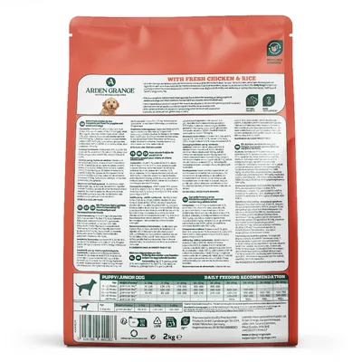 Arden Grange Daily Puppy with Fresh Chicken & Rice - 2kg