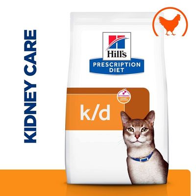 Hill's Prescription Diet k/d Kidney Care храна за котки с пиле