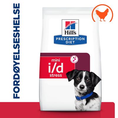 Hill's Prescription Diet Canine i/d Digestive Care Stress Mini Hundefôr med kylling