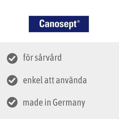 Canosept. för sårvård, enkel att använda, made in Germany