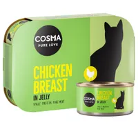 Ekonomično pakiranje Cosma Original u želeu 24 x 170 g - Pileća prsa