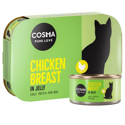 Ekonomično pakiranje Cosma Original u želeu 24 x 170 g Pileća prsa