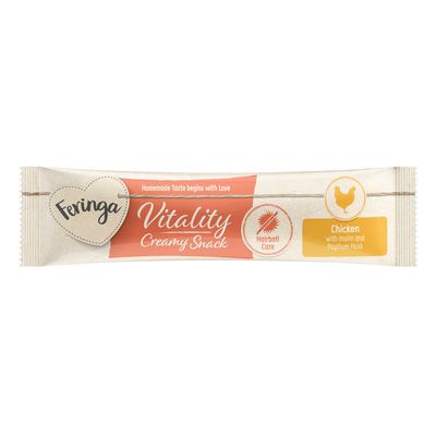 Feringa Vitality Creamy Snack, Hairball Care, chicken with inulin and psyllium husks.