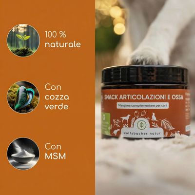 Wolfsbacher Natur Snack Articolazioni & Ossa