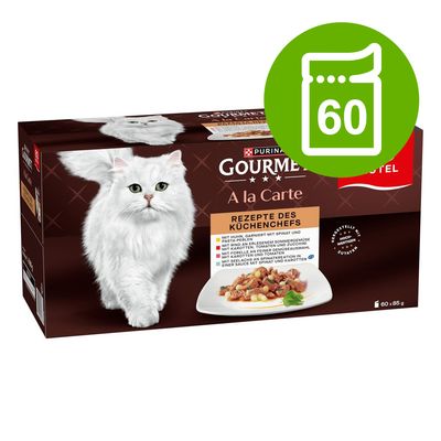 Gourmet à La Carte Kattenvoer Voordeelpakket 60 x 85 g