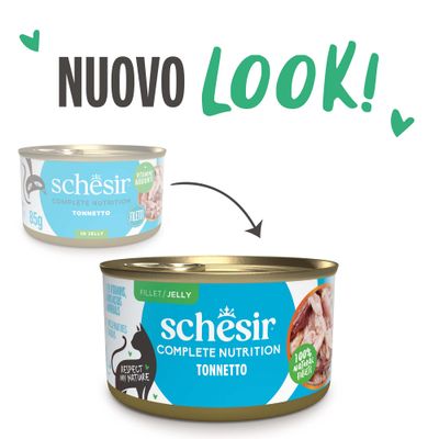 Schesir Complete Nutrition Filetti in gelatina 6 x 85 g in lattine