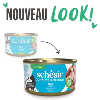 Schesir Complete Nutrition Filet en gelée 6 x 85 g en boîtes