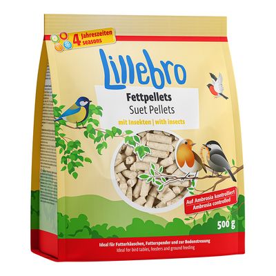 Lillebro tukové peletky s hmyzem 2 x 500 g