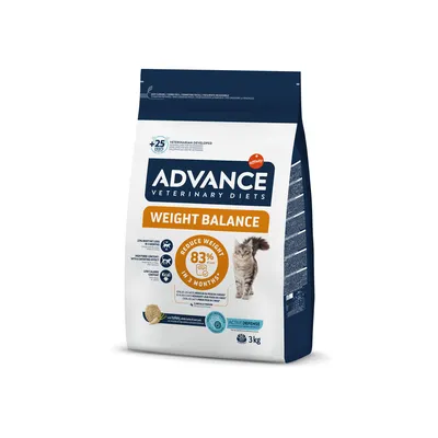 Advance Veterinary Diets Weight Balance Crocchette per gatto - 3 kg