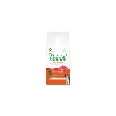 Natural Trainer Volwassen Medium met rundvlees - Dubbelpak: 2 x 12 kg