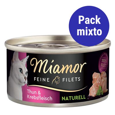 Miamor Feine Filets Naturelle 12 x 80 g - Pack de prueba Pack mixto II