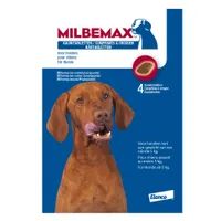 Milbemax Kauwtabletten Hond - 2 x 4 tabletten voor honden (5-25kg)