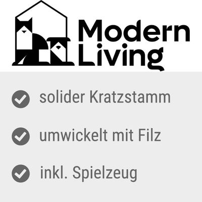 Modern Living Kratzstamm Samara - Gesamthöhe 90 cm