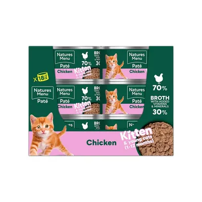 Natures Menu Original Cans Kitten - Chicken - 18 x 85g