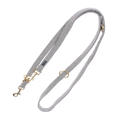 Nomad Tales Calma Hundeleine, stone - 200 cm lang, 20 mm breit, verstellbar