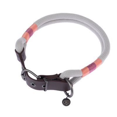 Collier Nomad Tales Spirit, gris pierre pour chien taille XL : tour de cou 52 - 58 cm, l 40 mm