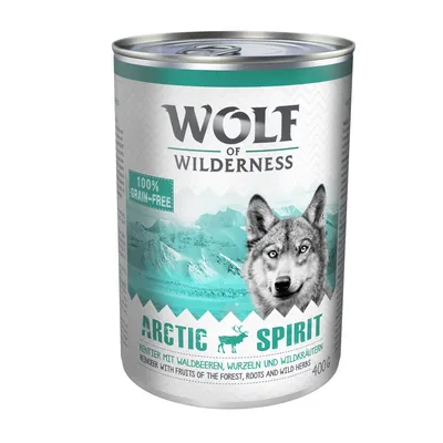 Wolf of Wilderness 6 x 400 g - Wild Hills - ankka