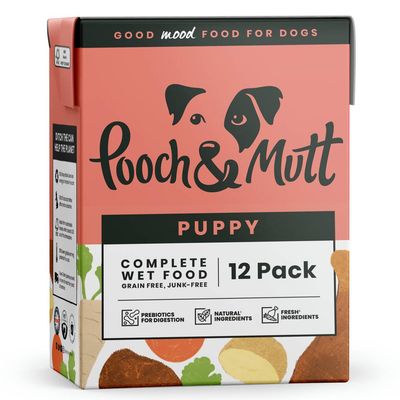 Pooch and Mutt Wet Puppy Food - Chicken & Vegetables 12 x 375g