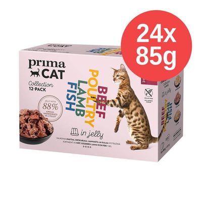 Výhodné balení PrimaCat Classic v želé 24 ks (24 x 85 g)