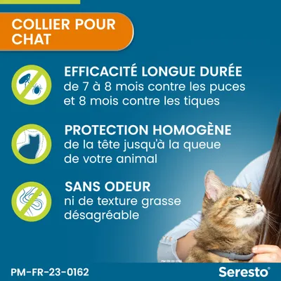 Seresto® Collier chat - 2 colliers Seresto® chat, 38 cm