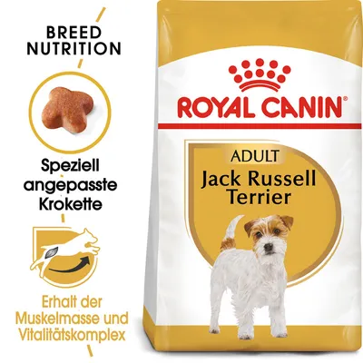 Royal Canin Adult Jack Russell Terrier. Posebno prilagojeni briketi. Ohranjanje mišične mase in vitalnostni kompleks.