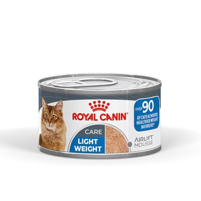 ROYAL CANIN CARE LIGHT WEIGHT Airlift Mousse. Yli 90 kissaa saavutti terveemmän painon 8 viikossa.