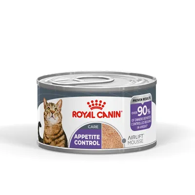 ROYAL CANIN Appetite Control Care Airlift Mousse, yli 90 % omistajista raportoi hallittua kerjäämistä 4 viikon aikana.