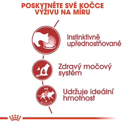 Poskytněte své kočce výživu na míru: Instinktivně upřednostňované, zdravý močový systém, udržuje ideální hmotnost.