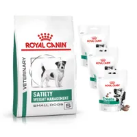 Royal Canin Veterinary Canine Satiety + 3 x 230 g Snacks gratis! - Weight Management Small Dog 3 kg