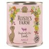 Rosie's Farm Adult 6 x 800 g umido cane Agnello