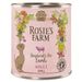 Rosie's Farm Adult 6 x 800 g umido cane Agnello