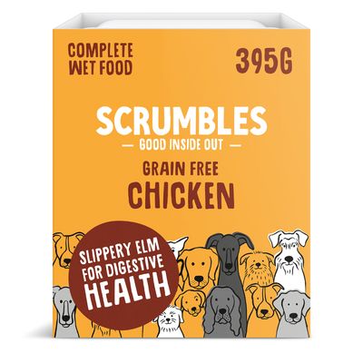Scrumbles Grain Free Chicken Wet Dog Food 7 x 395g