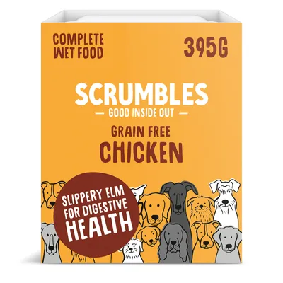 Scrumbles Grain Free Chicken Wet Dog Food - 7 x 395g Scrumbles Grain Free Chicken Wet Dog Food - 7 x 395g